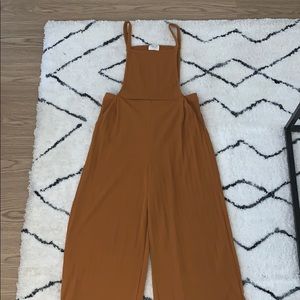 Burnt orange open sided jumpsuit